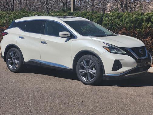 Pearl White Tricoat 2021 Nissan Murano Platinum Intelligent AWD