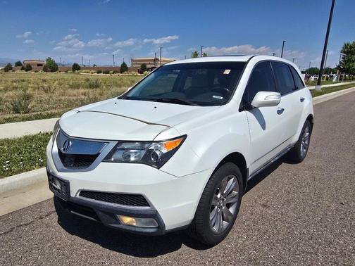 Aspen White Pearl 2011 Acura MDX 3.7L