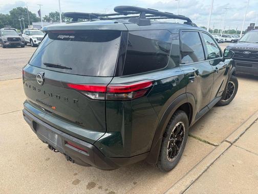 Obsidian Green Pearl 2024 Nissan Pathfinder Rock Creek 4WD