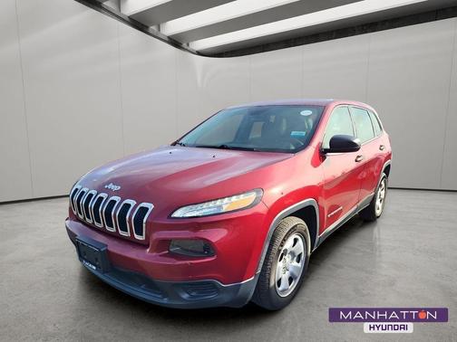 Deep Cherry Red Crystal Pearlcoat 2015 Jeep Cherokee Sport
