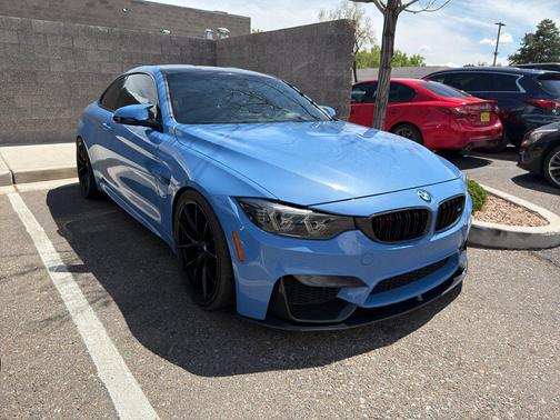 Blue 2016 BMW M4 Base