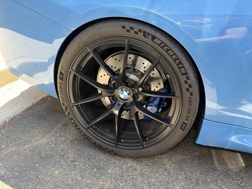 Blue 2016 BMW M4 Base