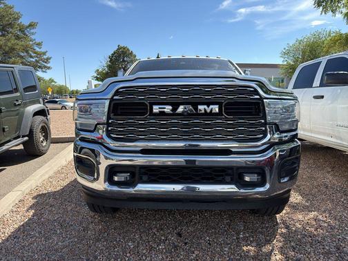 Pearl White 2019 RAM 3500 Limited Mega Cab 4x4 6'4' Box