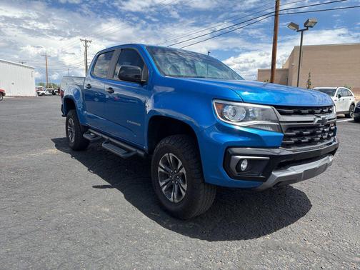 Bright Blue Metallic 2022 Chevrolet Colorado Z71