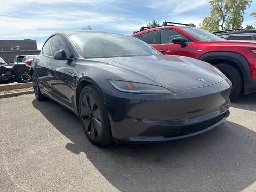 Stealth Grey 2025 Tesla Model 3 Long Range