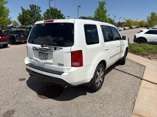 White Diamond Pearl 2012 Honda Pilot Touring