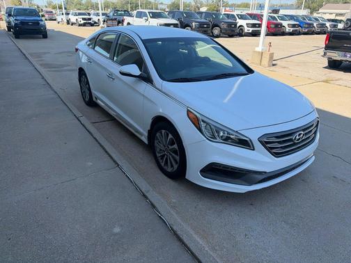 Quartz White Pearl 2016 Hyundai SONATA Sport