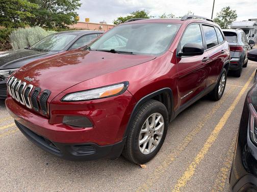 Deep Cherry Red Crystal Pearlcoat 2017 Jeep Cherokee Sport