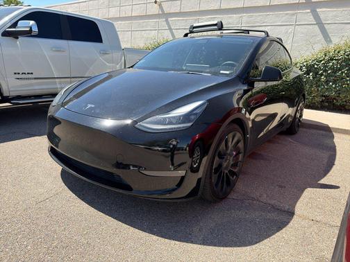 Solid Black 2022 Tesla Model Y Performance Dual Motor All-Wheel Drive