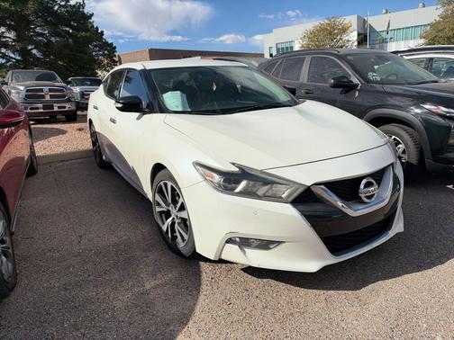 Pearl White 2017 Nissan Maxima 3.5 SV