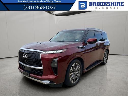 Coulis Red 2025 INFINITI QX80 Luxe