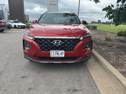 Lava Orange 2019 Hyundai SANTA FE Ultimate 2.0T