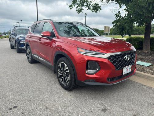Lava Orange 2019 Hyundai SANTA FE Ultimate 2.0T