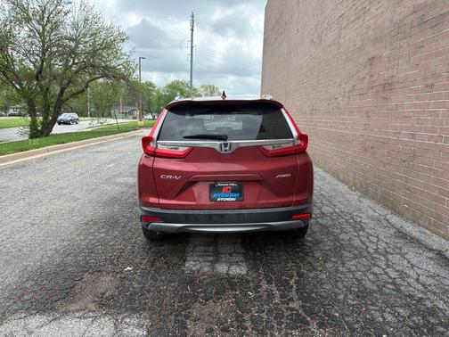 Orange 2018 Honda CR-V EX