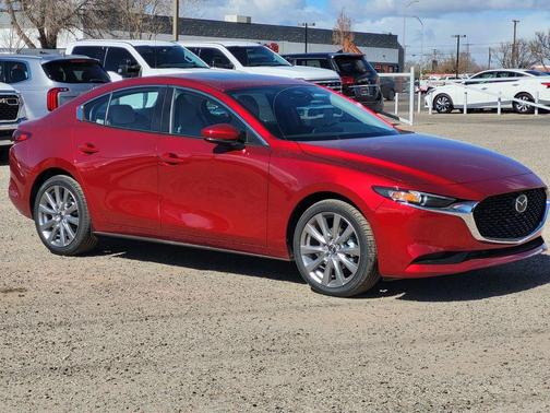 Soul Red Crystal Metallic 2026 Mazda Mazda3 FWD w/Preferred Package