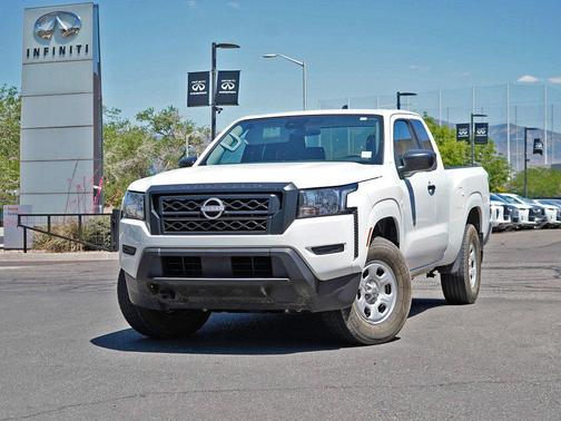 Glacier White 2024 Nissan Frontier S