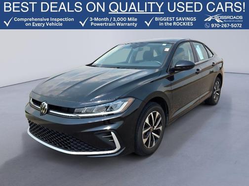 Deep Black Pearl 2025 Volkswagen Jetta 1.5T S