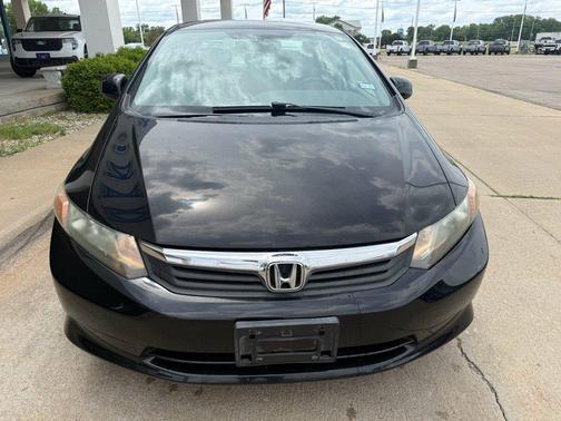 Crystal Black Pearl 2012 Honda Civic LX