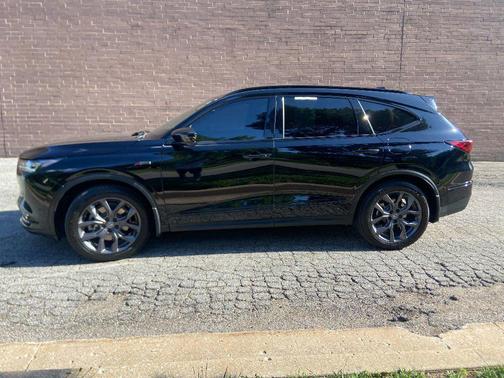 Black 2022 Acura MDX A-Spec Package