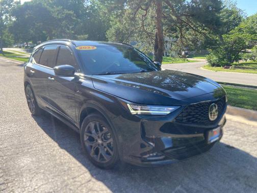 Black 2022 Acura MDX A-Spec Package