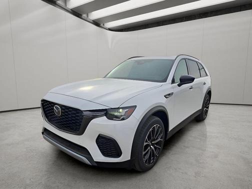 Rhodium White Premium 2025 Mazda CX-70 PHEV Premium Plus Package