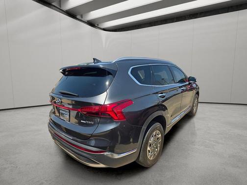 Portofino Gray 2023 Hyundai SANTA FE HEV Blue