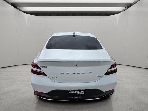 Alta White 2023 Genesis G70 2.0T AWD