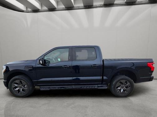 Antimatter Blue Metallic 2022 Ford F-150 Lightning LARIAT