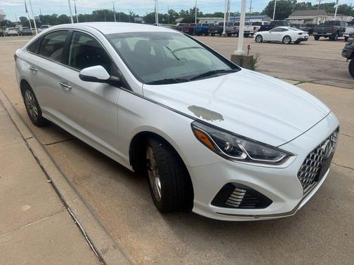Quartz White Pearl 2019 Hyundai SONATA SEL