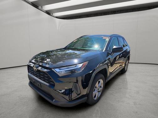Midnight Black Metallic 2025 Toyota RAV4 Hybrid LE