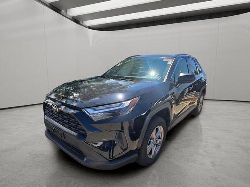 Midnight Black Metallic 2025 Toyota RAV4 Hybrid LE