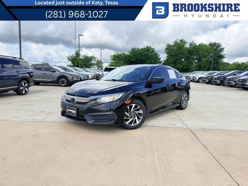 Crystal Black Pearl 2016 Honda Civic EX