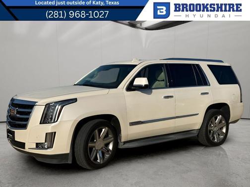 White Diamond Tricoat 2015 Cadillac Escalade Luxury