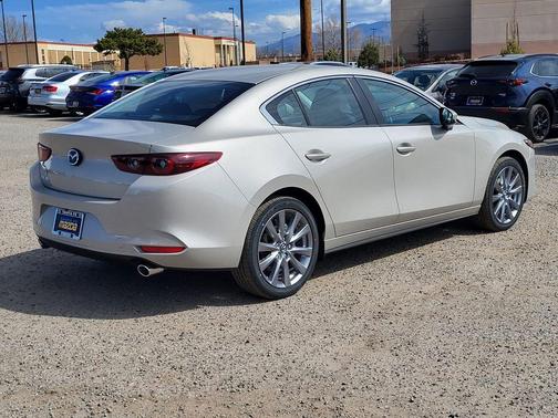 Platinum Quartz Metallic 2026 Mazda Mazda3 FWD w/Preferred Package