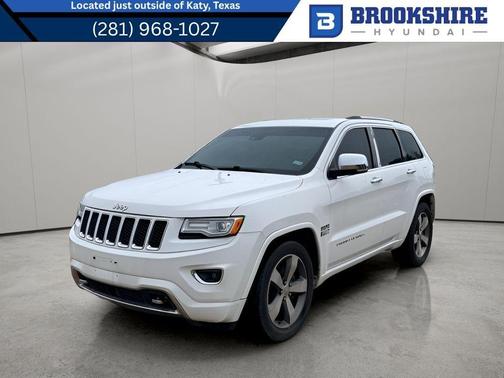 Bright White Clearcoat 2015 Jeep Grand Cherokee Overland