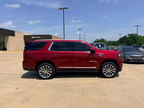 Volcanic Red Tintcoat 2023 GMC Yukon Denali