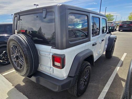 Bright White Clearcoat 2025 Jeep Wrangler Sport S