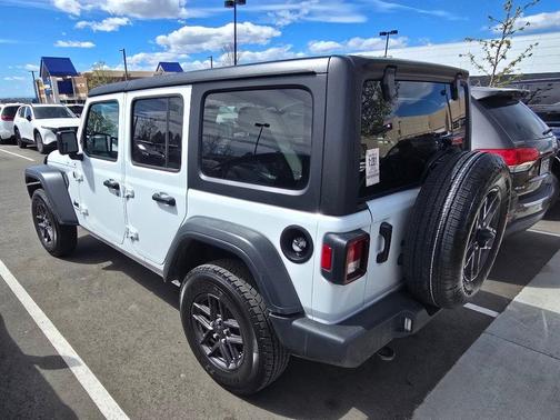 Bright White Clearcoat 2025 Jeep Wrangler Sport S