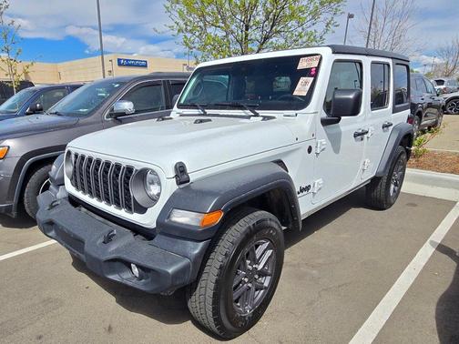 Bright White Clearcoat 2025 Jeep Wrangler Sport S