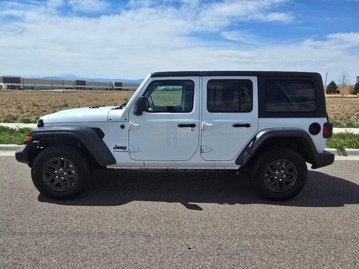Bright White Clearcoat 2025 Jeep Wrangler Sport S
