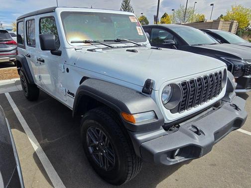 Bright White Clearcoat 2025 Jeep Wrangler Sport S