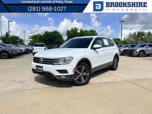 White 2019 Volkswagen Tiguan 2.0T SEL