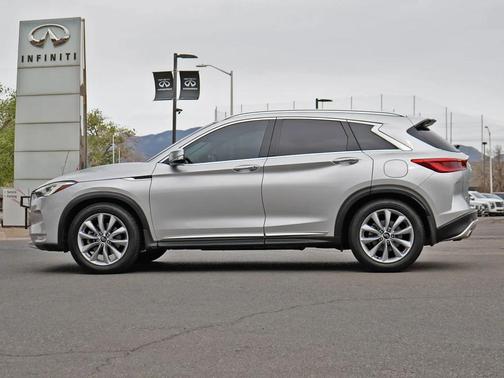 Liquid Platinum 2021 INFINITI QX50 LUXE AWD