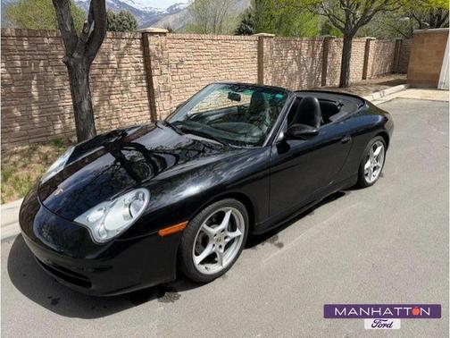 Black 2002 Porsche 911 Carrera 4