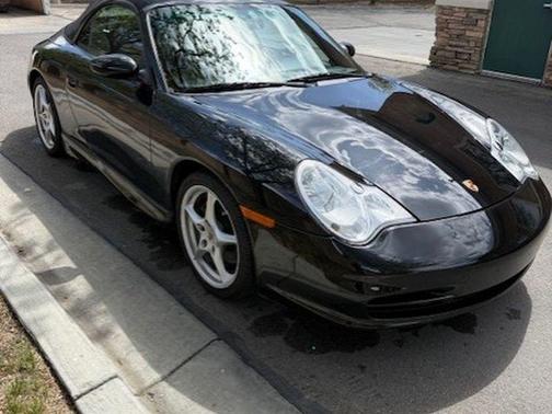 Black 2002 Porsche 911 Carrera 4