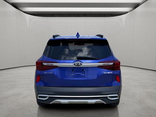 Neptune Blue 2021 Kia Seltos SX Turbo