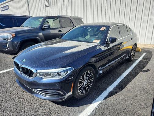 Blue 2017 BMW 530 530i