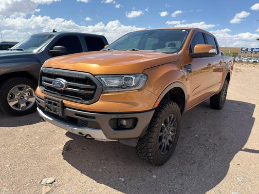 Orange 2019 Ford Ranger LARIAT