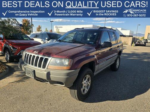 Red 2000 Jeep Grand Cherokee Laredo 4WD