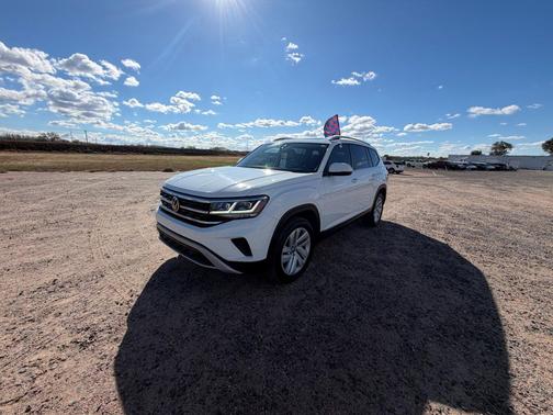 White 2021 Volkswagen Atlas 3.6L SEL
